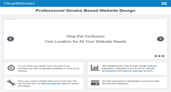 Desktop Screenshot of 1stopwebsites.com